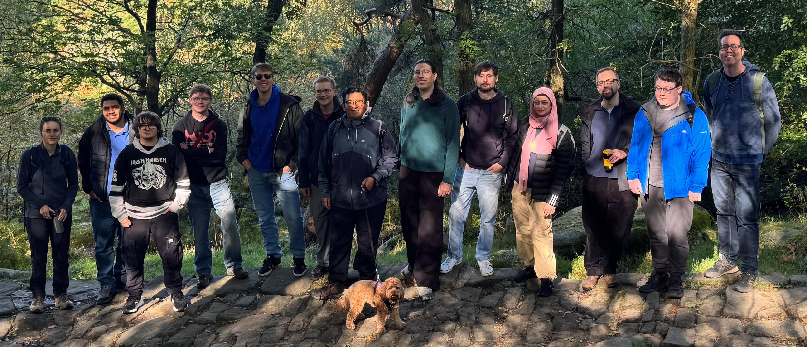 ASET members on their annual walk in the Peak District